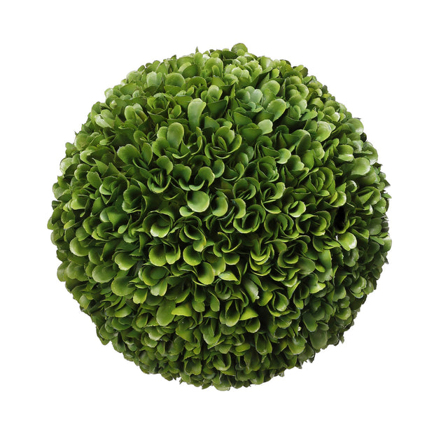 Hivvago Faux Boxwood Topiary Ball Green 2