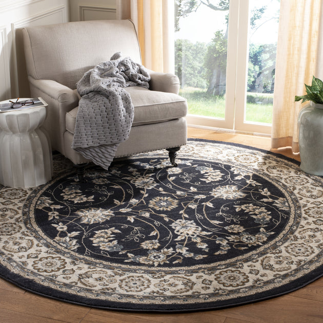 Safavieh Lyndhurst Teppich Anthrazit/Creme 4