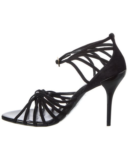 Roger Vivier Cage Suede Sandal Black EU 39.5 3