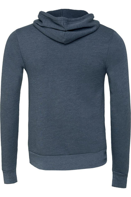 Bella + Canvas Sponge Fleece Hoodie Blue XXXLarge 3