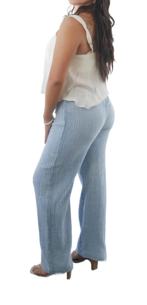 trove Wide Leg Slacks Blue XLarge 4
