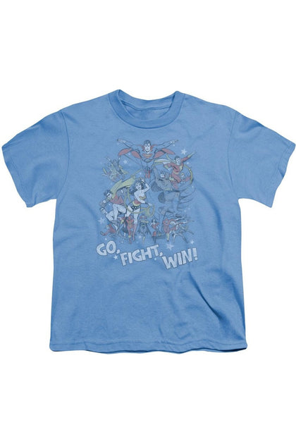 Gildan Justice League of America Youth Tee Blue Medium 2