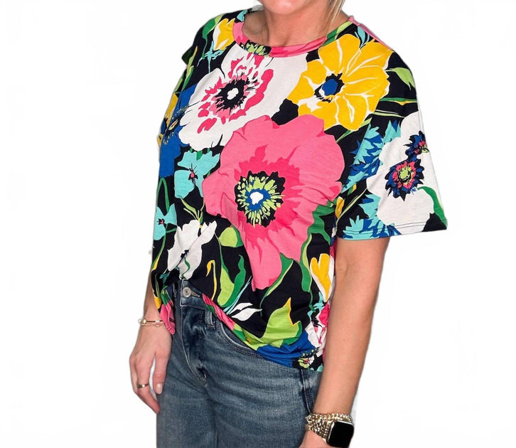 Sew In Love Bold Floral Blouse Multi 2X 3