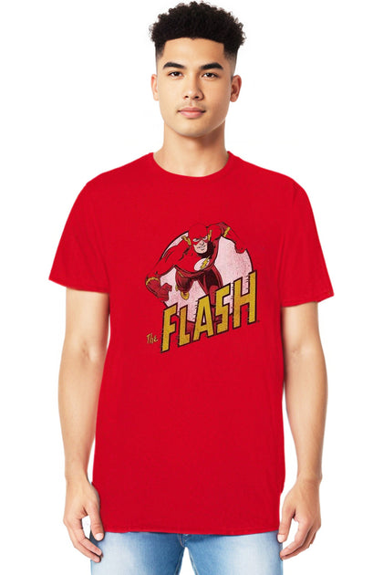 Gildan DC Comics Flash Short Sleeve T-Shirt Red XL 4