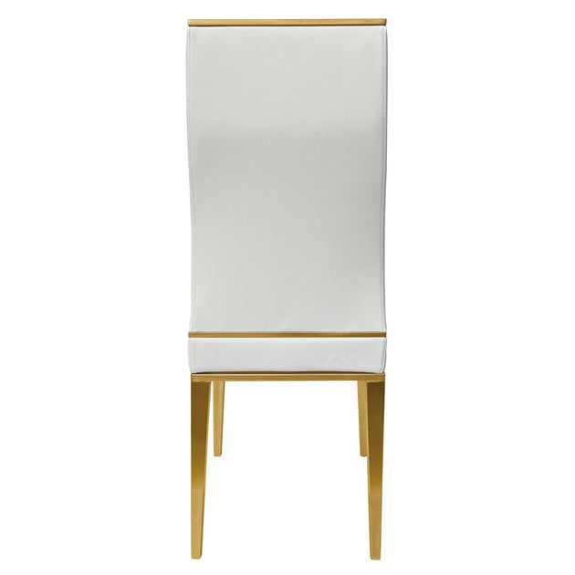 Creative Labs Esszimmerstuhl Mit Gebürstetem Goldsockel, 4er-Set 3