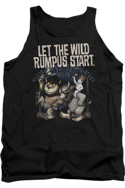 Gildan Where The Wild Things Are Wild Rumpus Tank Top Black Small 2