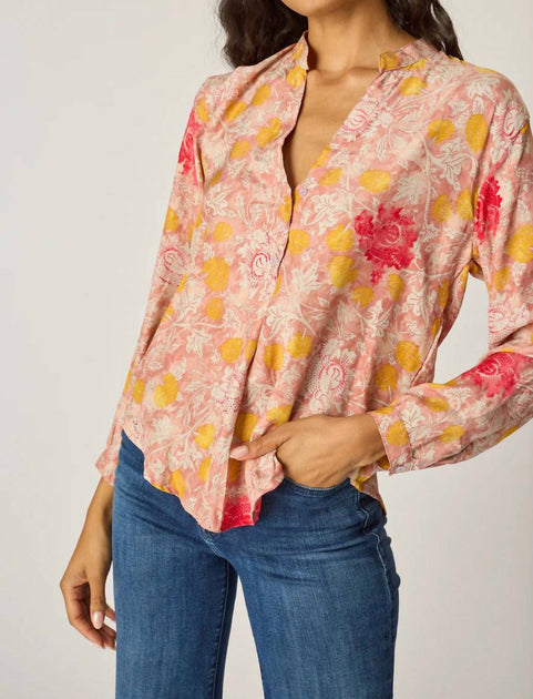 Natalie Martin Leslie Top Pink XSmall 2