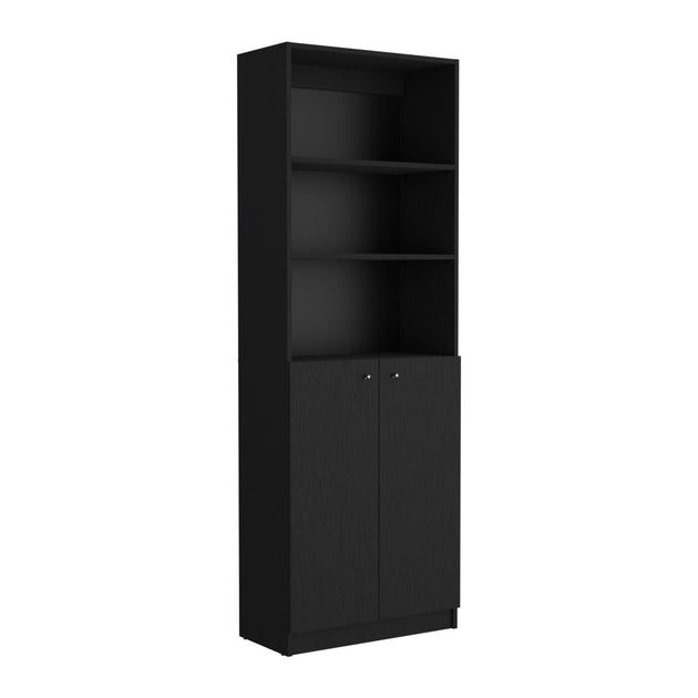 Hivvago Bookcase Set Black 4