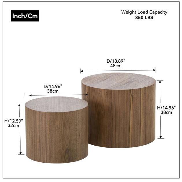Streamdale Sidetable Side Table Walnut/Oak 5