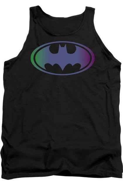 Gildan Batman Gradient Bat Logo Tank Top Noir XLarge 2