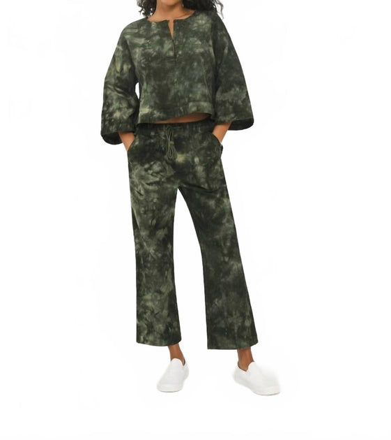 SOMETHING NAVY Birdie Corduroy Pants Green Medium 4