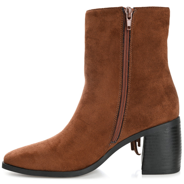 Journee Collection Noriah Bootie Brown US 8 3