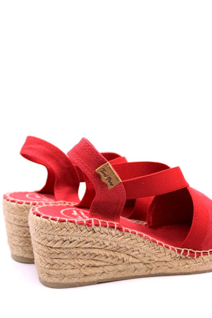 Toni Pons Ter Wedge Sandal Red EU 37 4