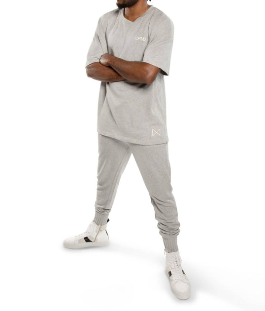 ON THIS DAY Lightweight French Terry Jogger Grey XLarge 3
