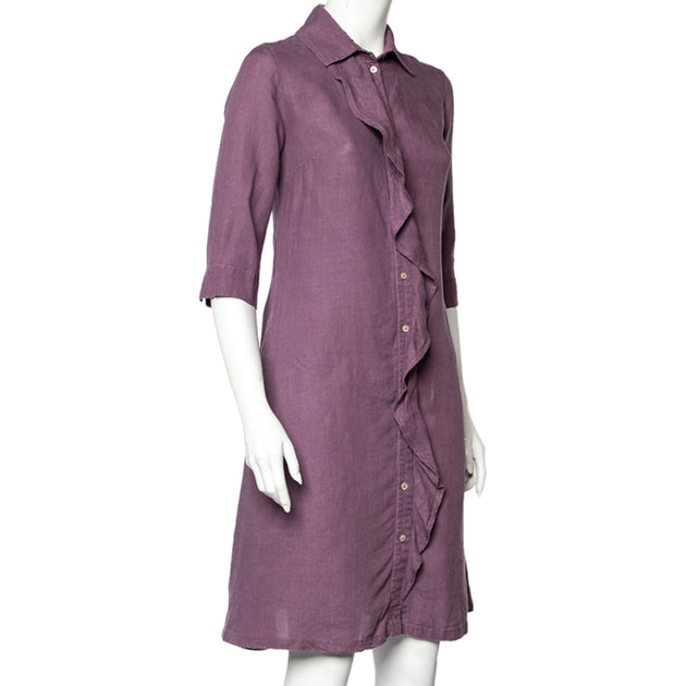 Weekend Max Mara Midi Dress Purple Small 3