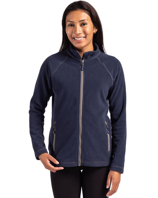 Clique Powder Fleece Full Zip Jacket Brown XXLarge 4