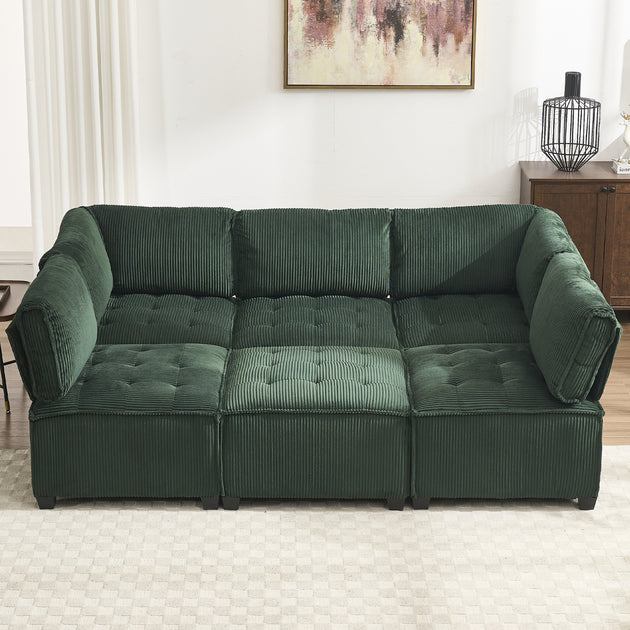 Streamdale U-Shaped Modular Sectional Sofa 7