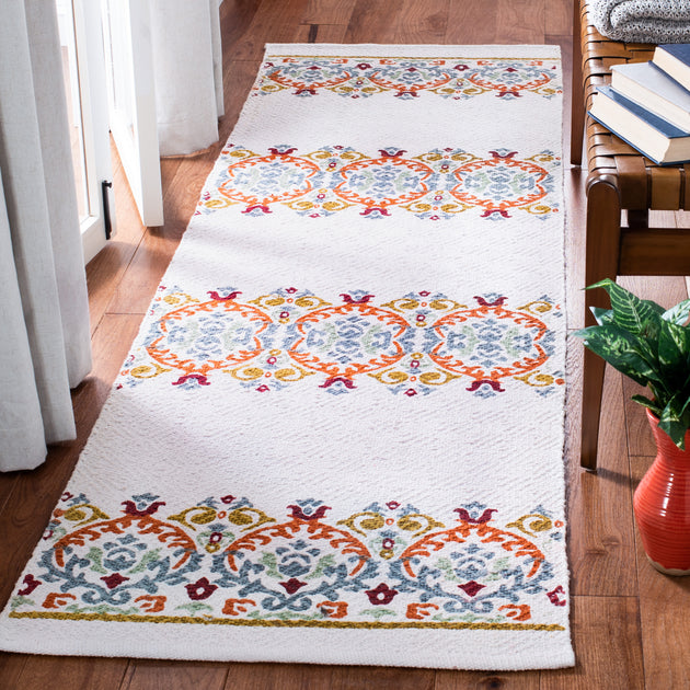 Safavieh Cedar Brook Area Rug Ivory Orange 2