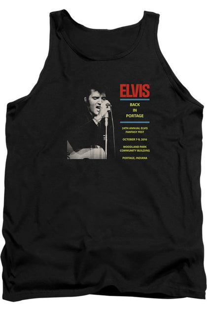 Gildan Elvis Presley Back T-Shirt Black XL 2