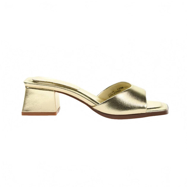 Chinese Laundry Liinda Block Heel Sandal Gold US 7 3