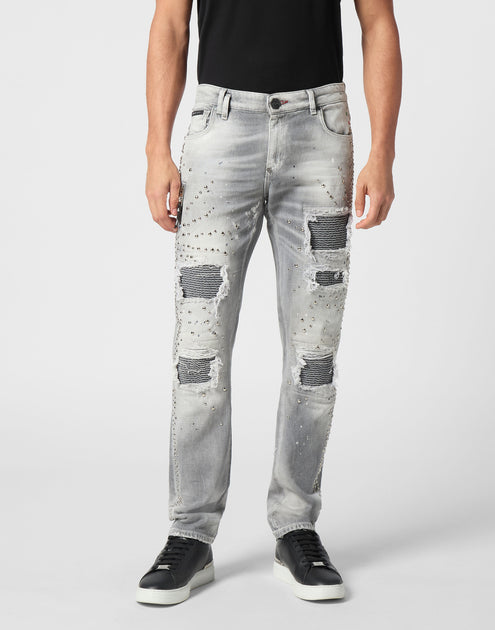 Philipp Plein Rock Star Denim Trousers Multi 31 5