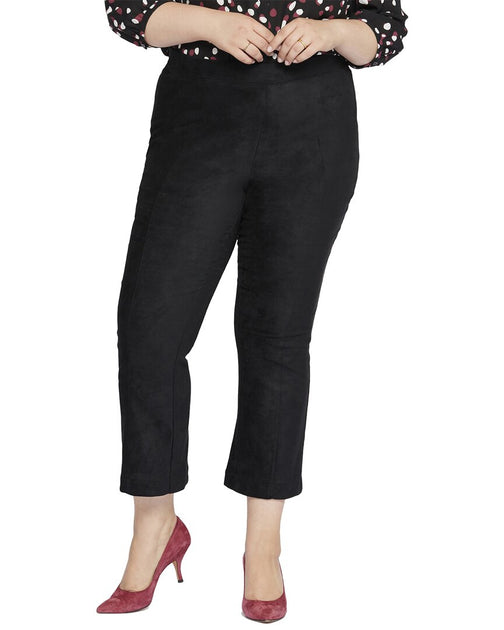 NYDJ Plus Suede Pant Black US 28 2