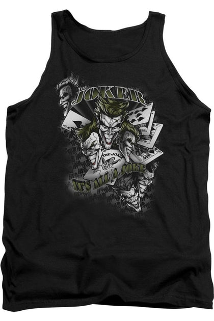 Gildan Batman It's All A Joke Tank Top Black Small 2