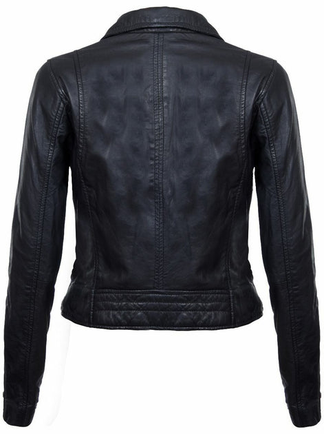 Infinity Classic Biker Brando Jacket Orange Small 4