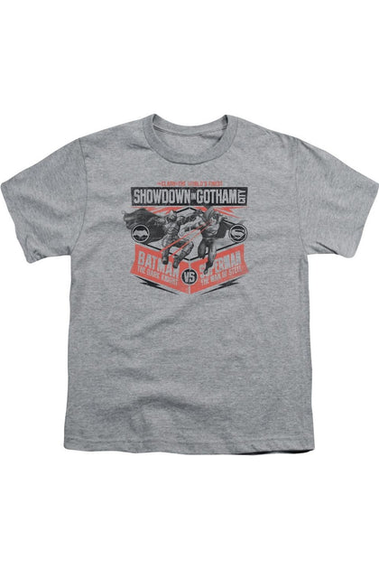 Gildan Batman V Superman Showdown T-Shirt Grey Medium 2