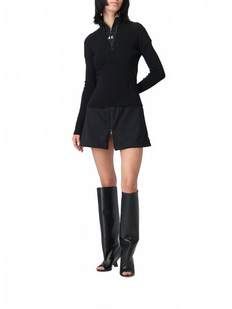 Courreges Interlock Tracksuit Mini Dress Black Small 3