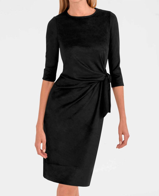 Gretchen Scott Cinch & Tie Dress Black Small 4