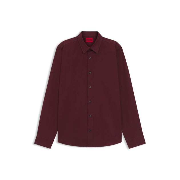 Hugo Boss Chemise Relaxed-fit Rouge Large 2