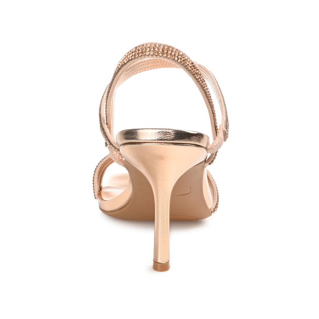 Journee Collection Coraa Pump Gold US 9.5 4
