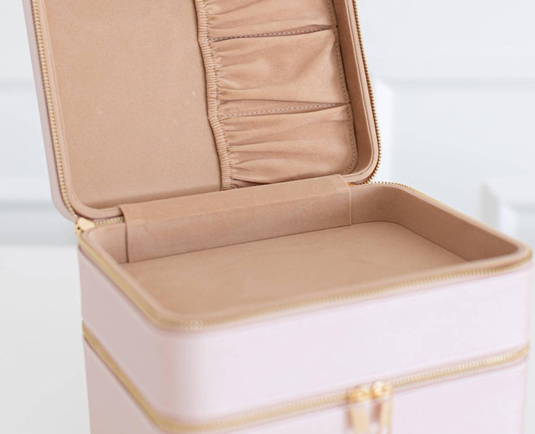 HOLLIS Glamour Stack Cosmetic Bag Beige One Size 3