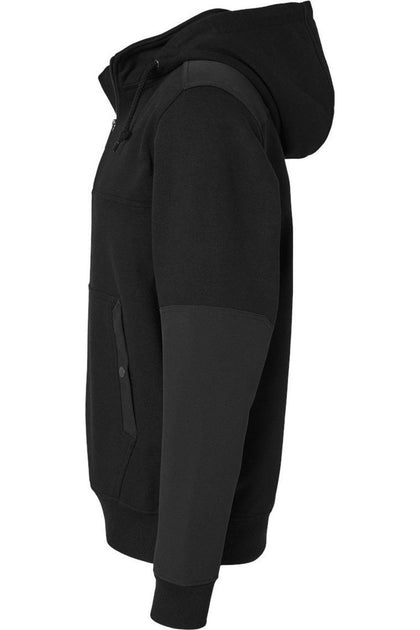 DRI DUCK Mission Quarter-Zip Hooded Pullover Black 4XLarge 4