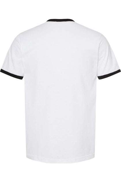 Tultex Fine Jersey Ringer T-Shirt Multi XXLarge 3