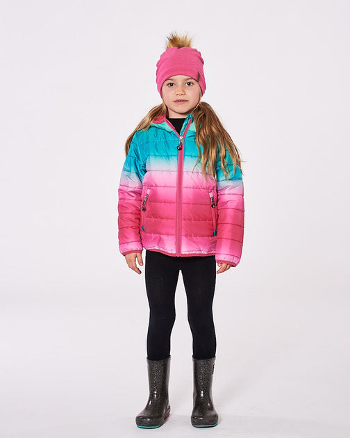 Deux par Deux Quilted Jacket Pink US 2T 3