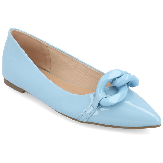 Journee Collection Clareene Flats Gold US 7.5 2