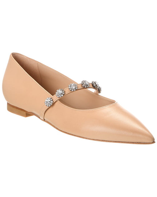Stuart Weitzman Justina Mary Jane Beige US 6.5 2