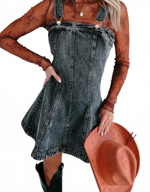Tourtiwi Denim Camisole Dress Grey Large 2