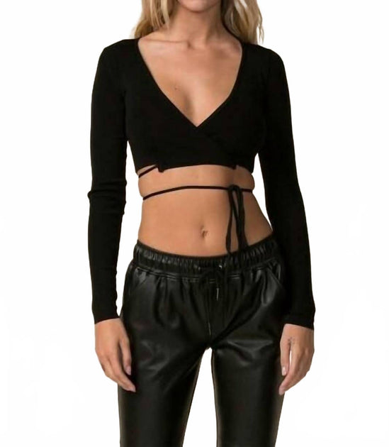 Sky to Moon Träger-Langarmtop Schwarz Large 2
