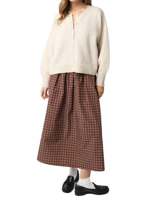 OLIVACEOUS Lina Knit Cardigan Beige Medium 3