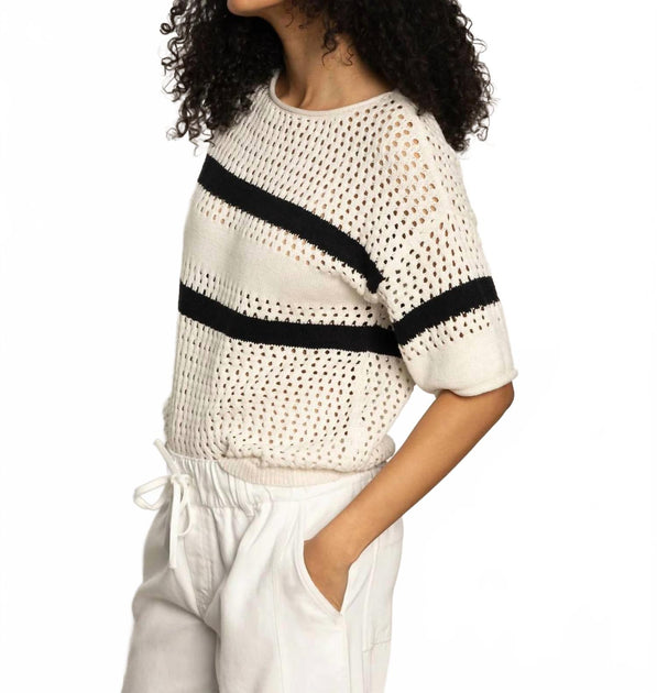 Sanctuary Openwork Tee Multi Large 3