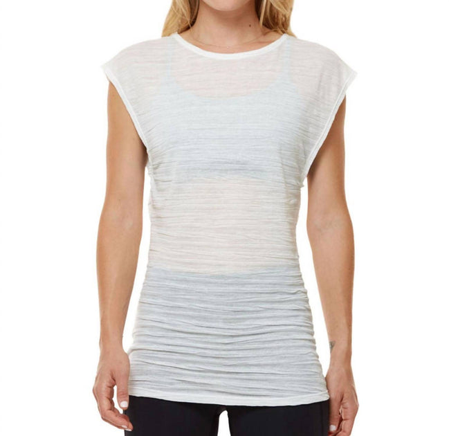 Shape Active Twist Athletic Tank Top White XL 2