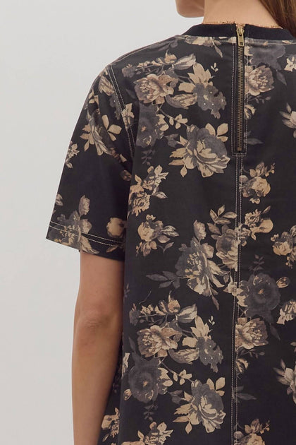 entro Camila Floral Mini Dress Multi Medium 4