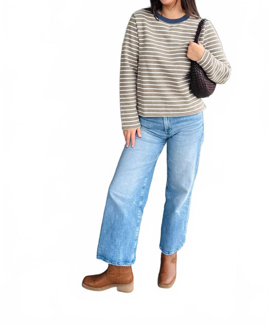 Dylan Charlie Crewneck Sweatshirt Grey XSmall 4