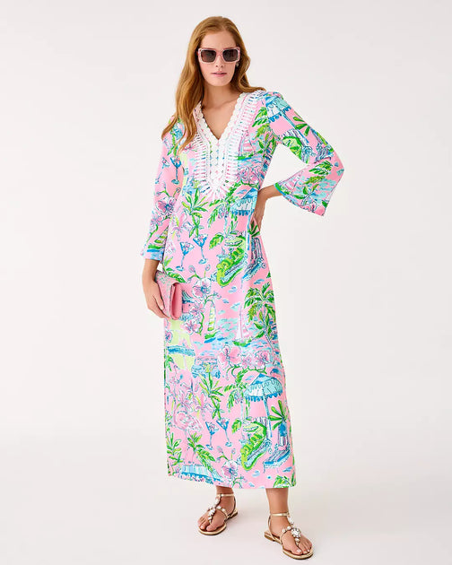 Lilly Pulitzer Caftan Maxi Col V Multi US 2 2