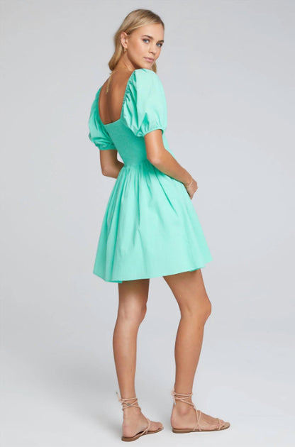 Saltwater Luxe Ariana Minikleid Blau Large 4