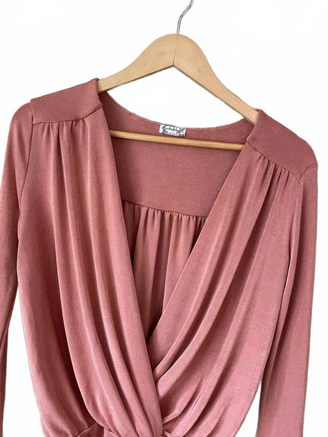 Free People Turnt Bodysuit Brown S 4