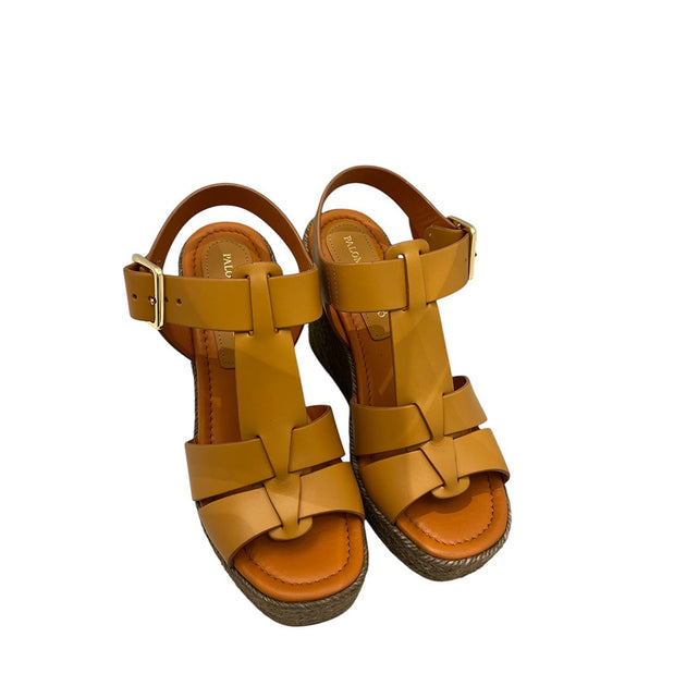 Paloma Barceló Alison Wedge Sandals Orange EU 40 3